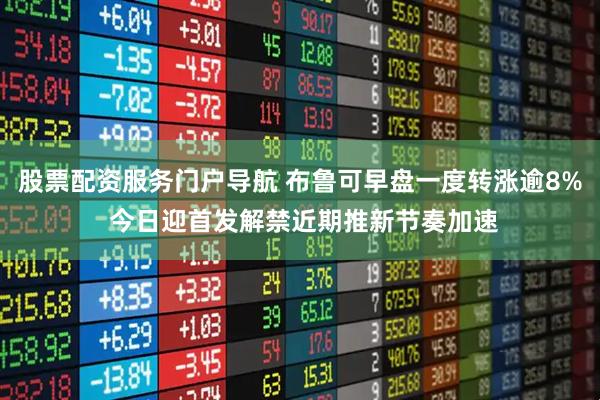 股票配资服务门户导航 布鲁可早盘一度转涨逾8% 今日迎首发解禁近期推新节奏加速